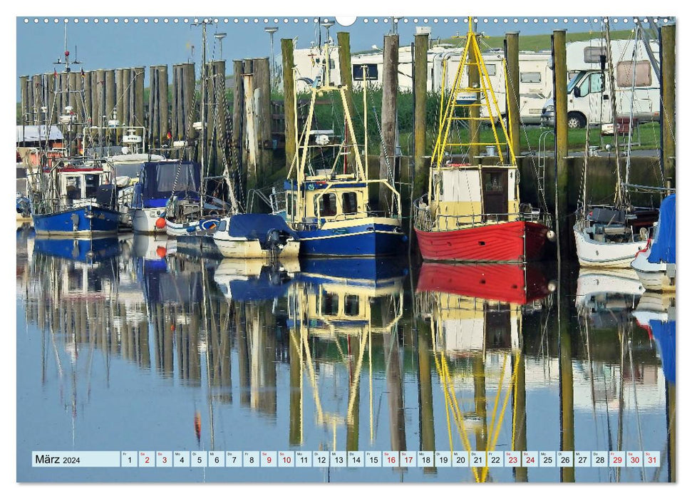 Sun, sand and sea. Colors of the Coast (CALVENDO Wall Calendar 2024) 