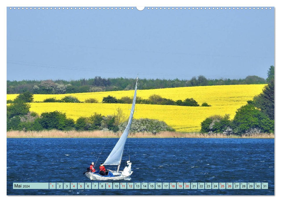 Sonne, Sand und Meer. Farben der Küste (CALVENDO Wandkalender 2024)