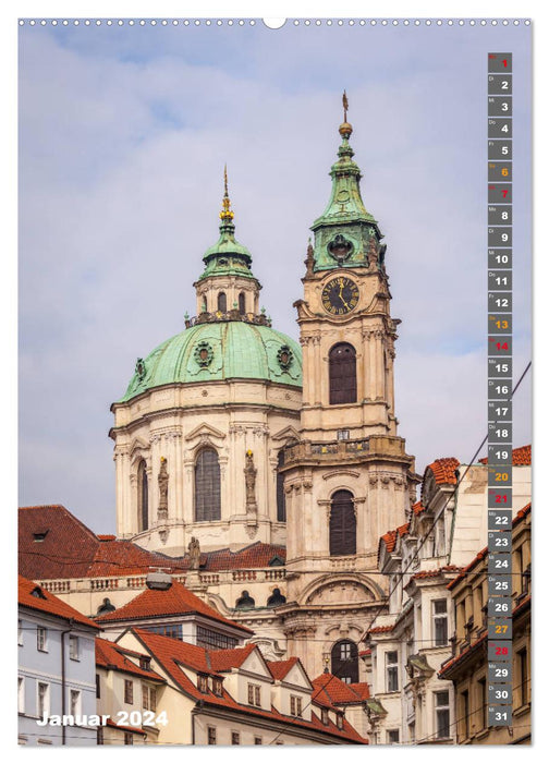 Prag - Die goldene Stadt an der Moldau (CALVENDO Premium Wandkalender 2024)