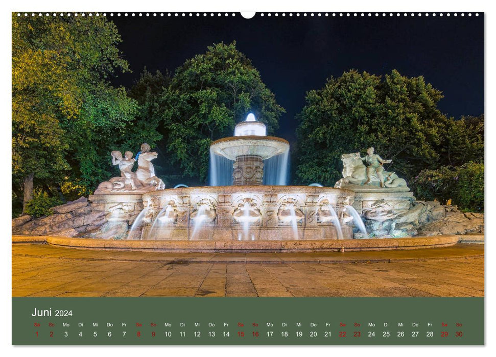 Enchanting Munich - The Bavarian capital and its surrounding area. (CALVENDO wall calendar 2024) 