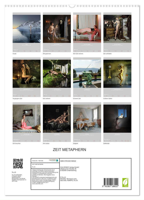 ZEIT METAPHERN (CALVENDO Premium Wandkalender 2024)