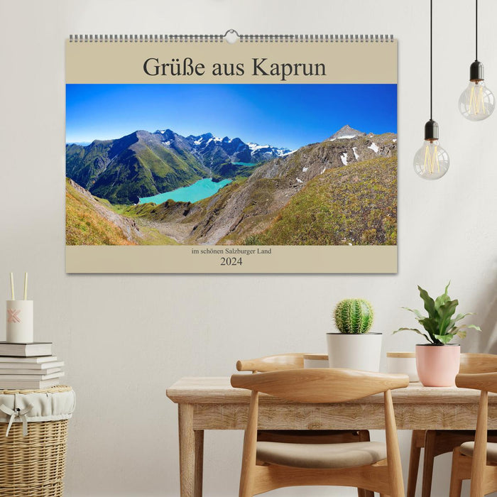 Greetings from Kaprun (CALVENDO wall calendar 2024) 