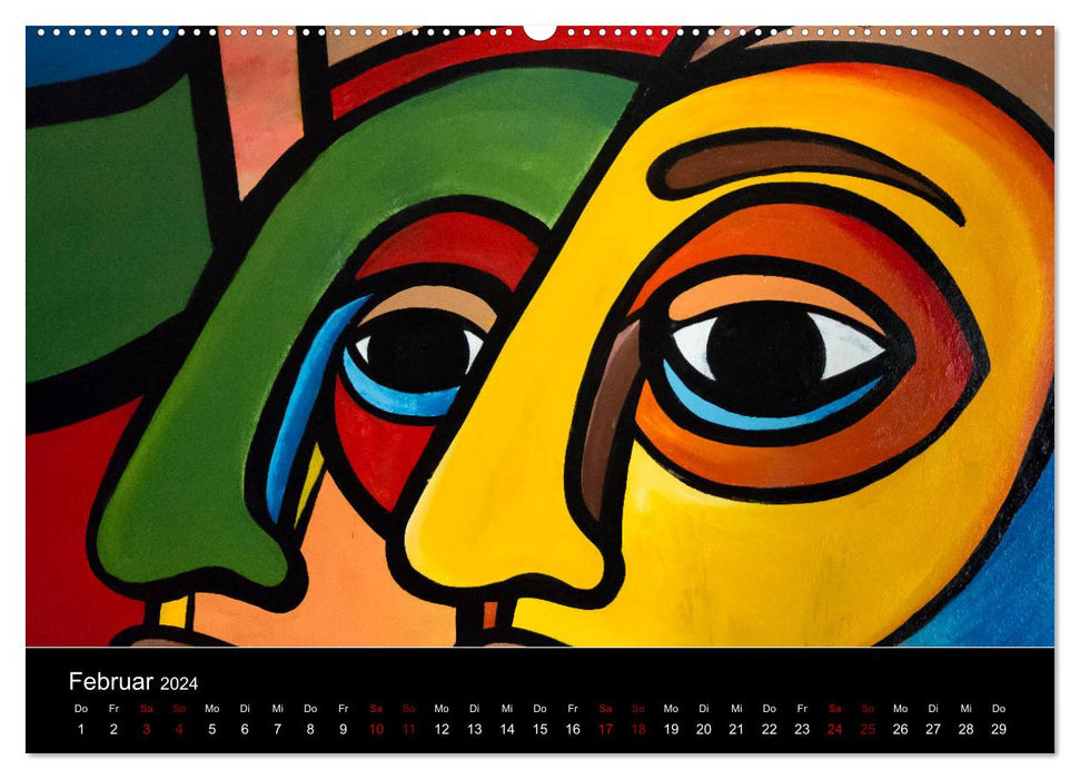 Graffiti und Street Art in La Paz (CALVENDO Premium Wandkalender 2024)