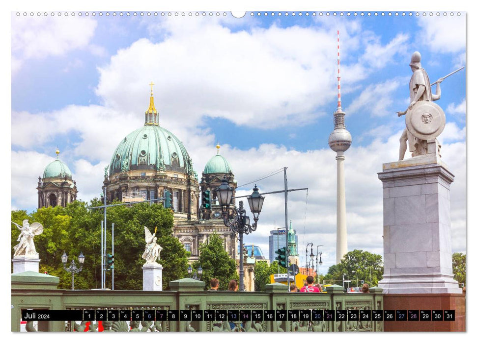SUMMER IN BERLIN (CALVENDO Premium Wall Calendar 2024) 