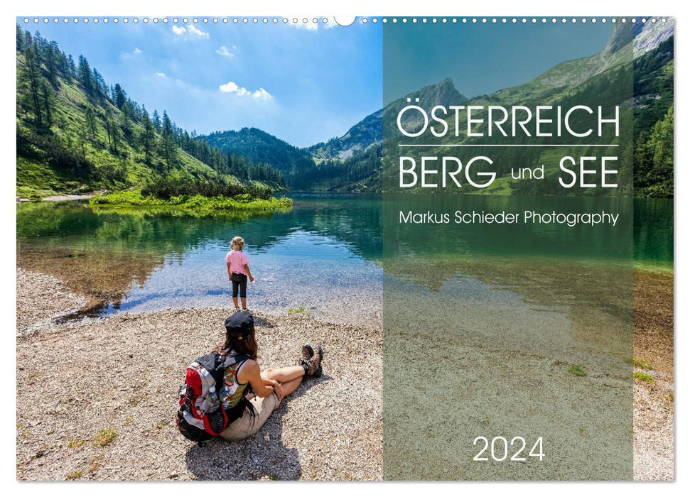 Austria Mountain and Lake (CALVENDO Wall Calendar 2024) 