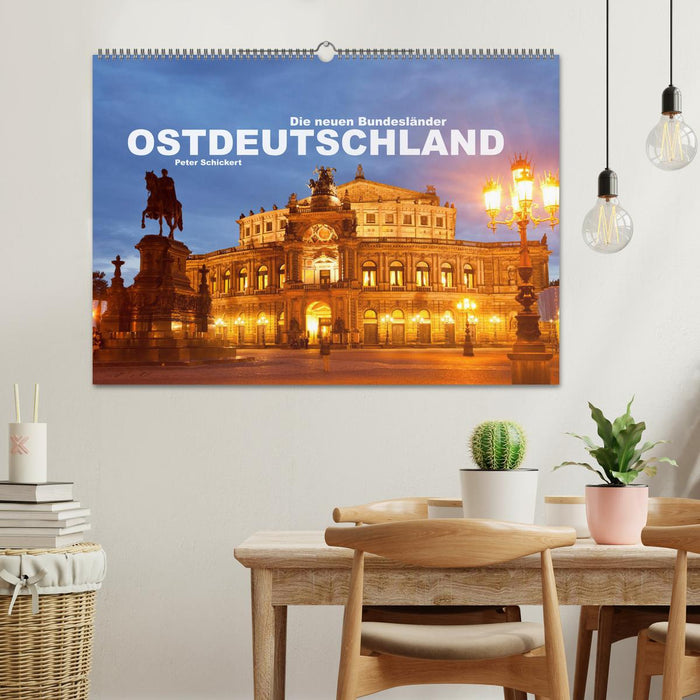 East Germany - the new federal states (CALVENDO wall calendar 2024) 