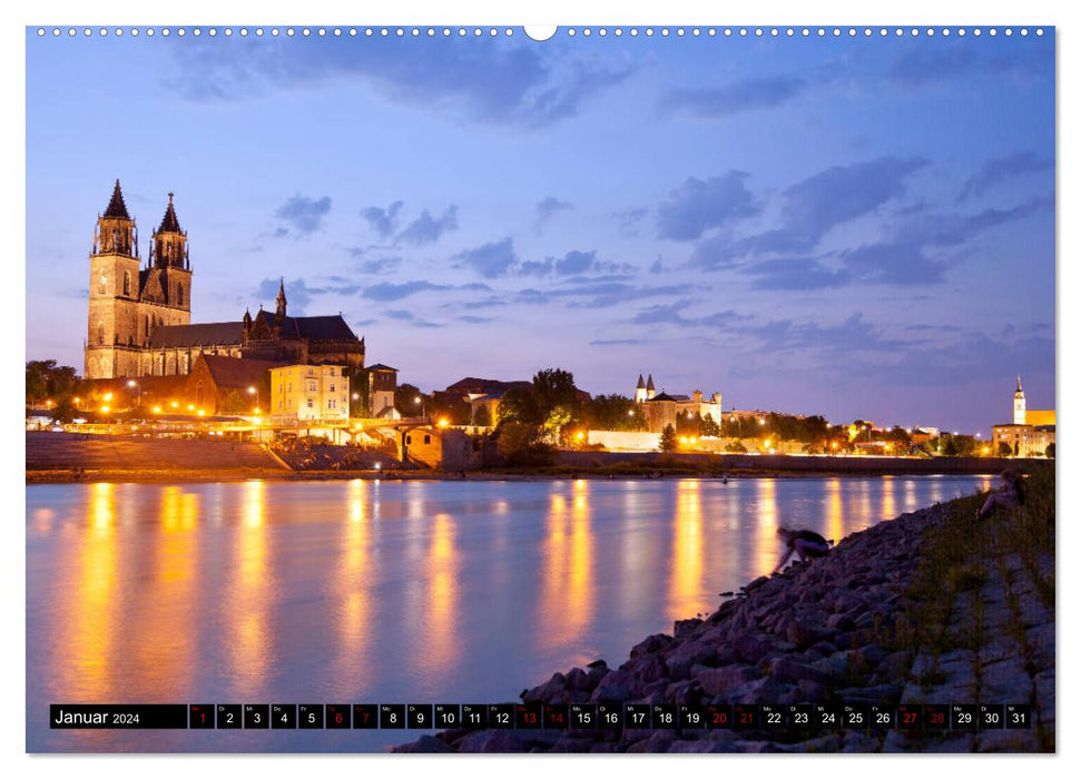 East Germany - the new federal states (CALVENDO wall calendar 2024) 