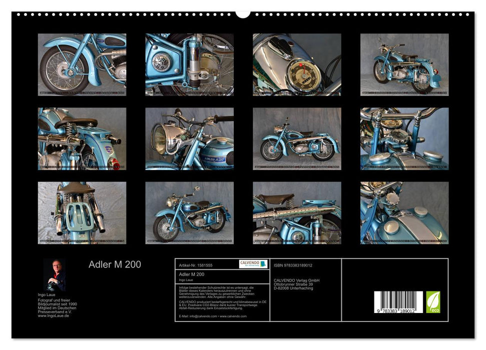 Adler M 200 (CALVENDO Premium Wandkalender 2024)