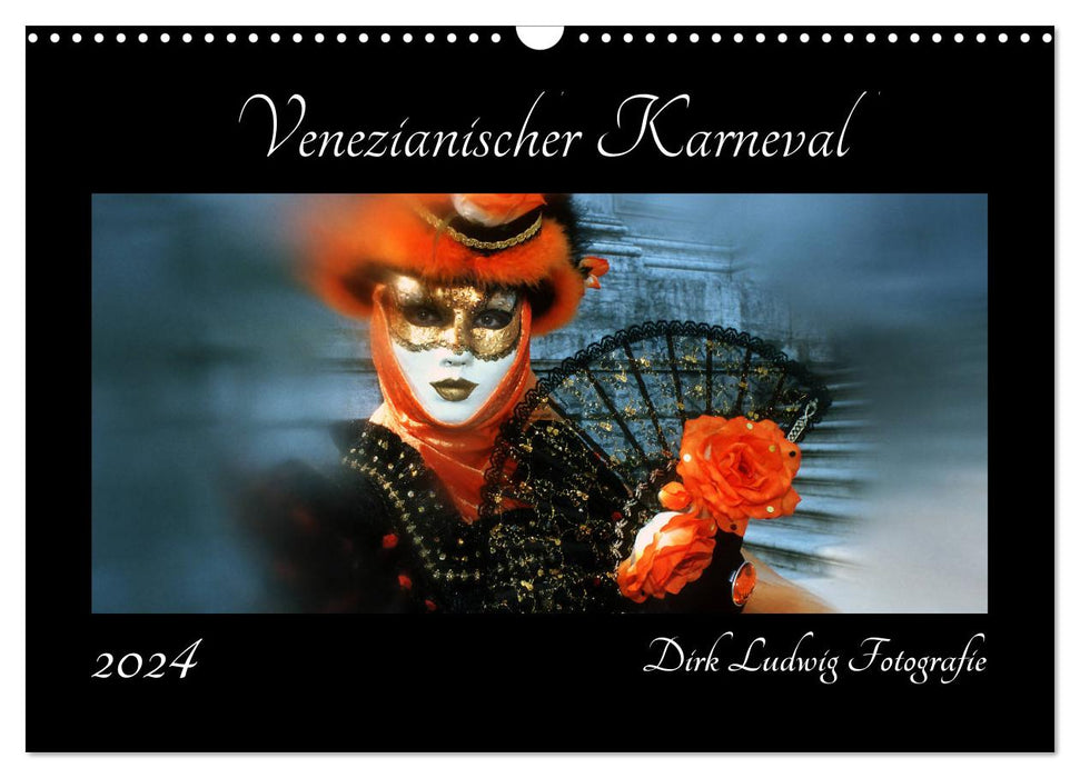Carnaval vénitien (calendrier mural CALVENDO 2024) 