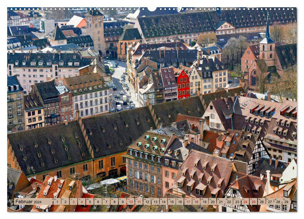 Zauberhaftes Straßburg (CALVENDO Wandkalender 2024)