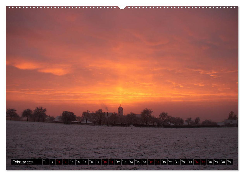 Impressionen aus dem Hegau und der Schwäbischen Alb (CALVENDO Premium Wandkalender 2024)