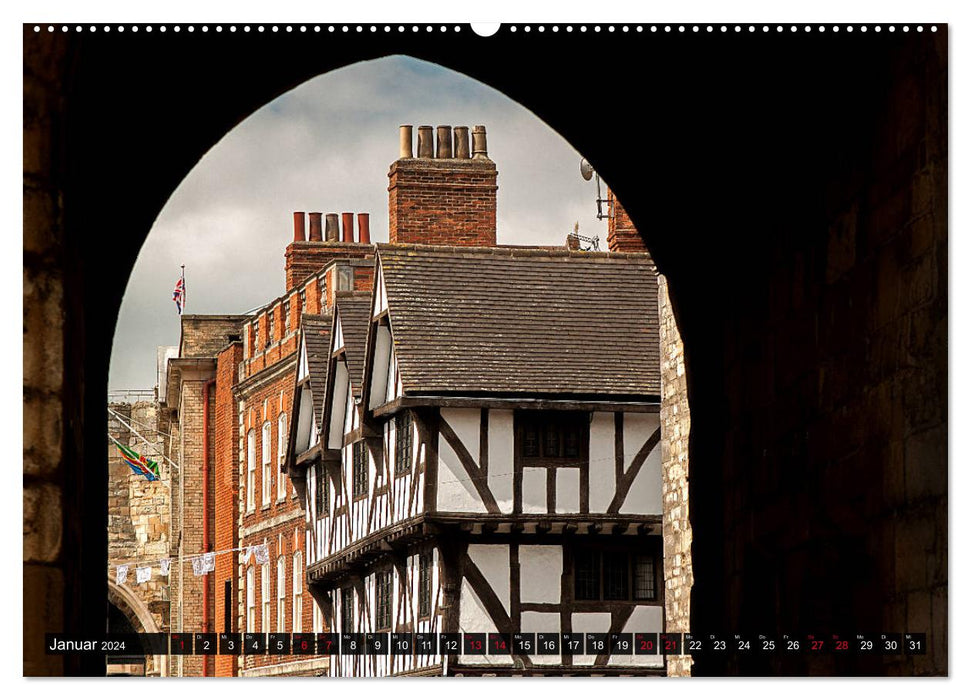 England - Fascinating cultural landscapes (CALVENDO Premium Wall Calendar 2024) 