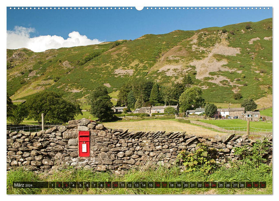 England - Fascinating cultural landscapes (CALVENDO Premium Wall Calendar 2024) 