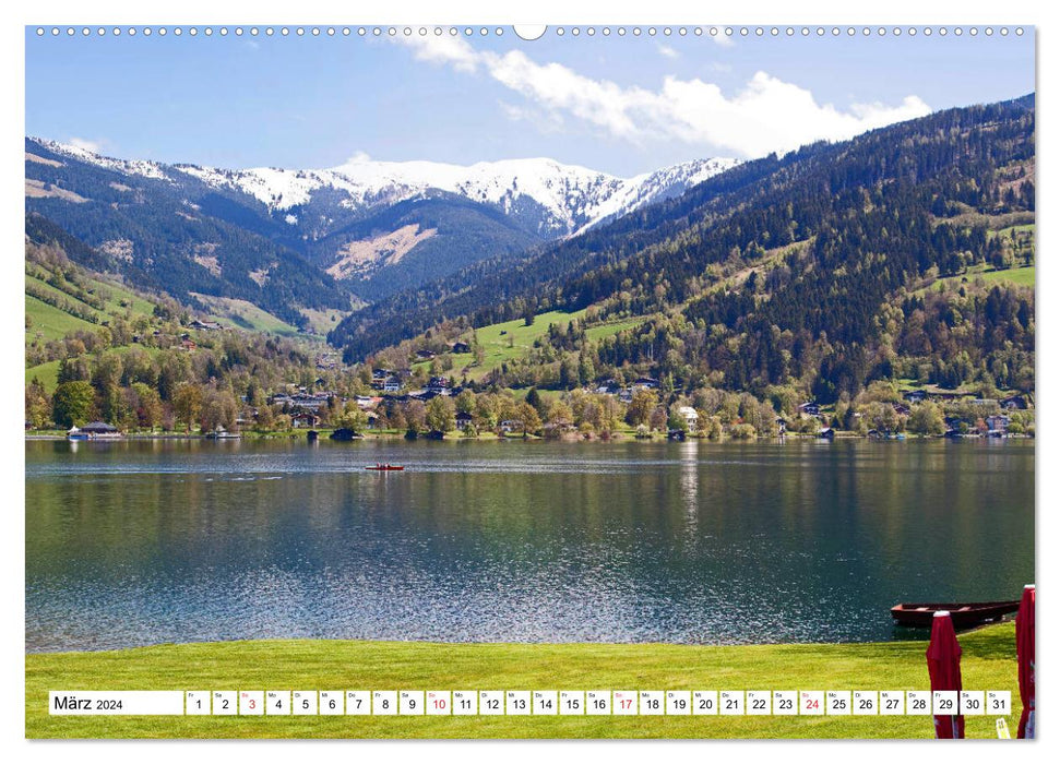 Lake Zell in the beautiful Salzburger Land (CALVENDO Premium Wall Calendar 2024) 