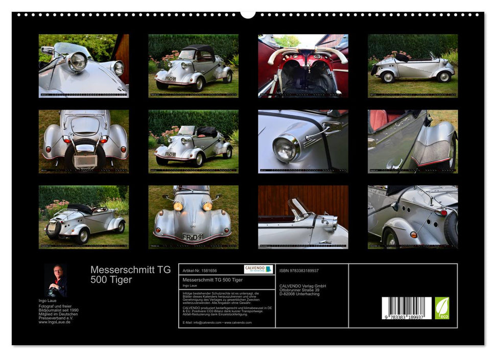 Messerschmitt TG 500 Tiger (CALVENDO Premium Wall Calendar 2024) 