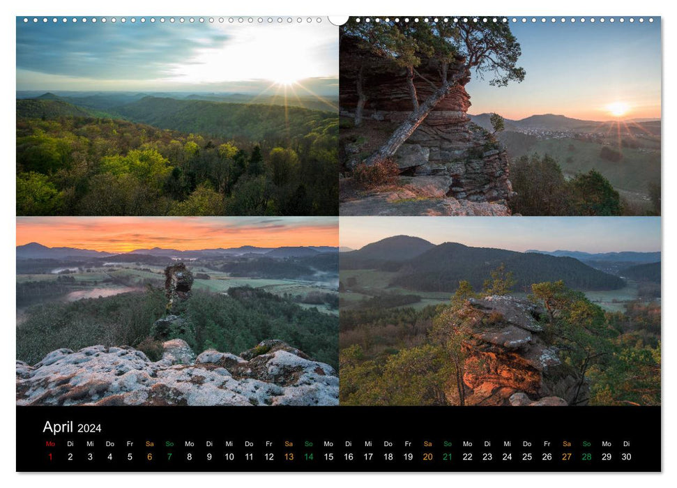 Breathtaking and emotional landscapes in the Palatinate (CALVENDO wall calendar 2024) 