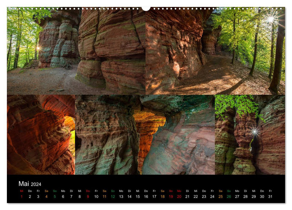 Breathtaking and emotional landscapes in the Palatinate (CALVENDO wall calendar 2024) 