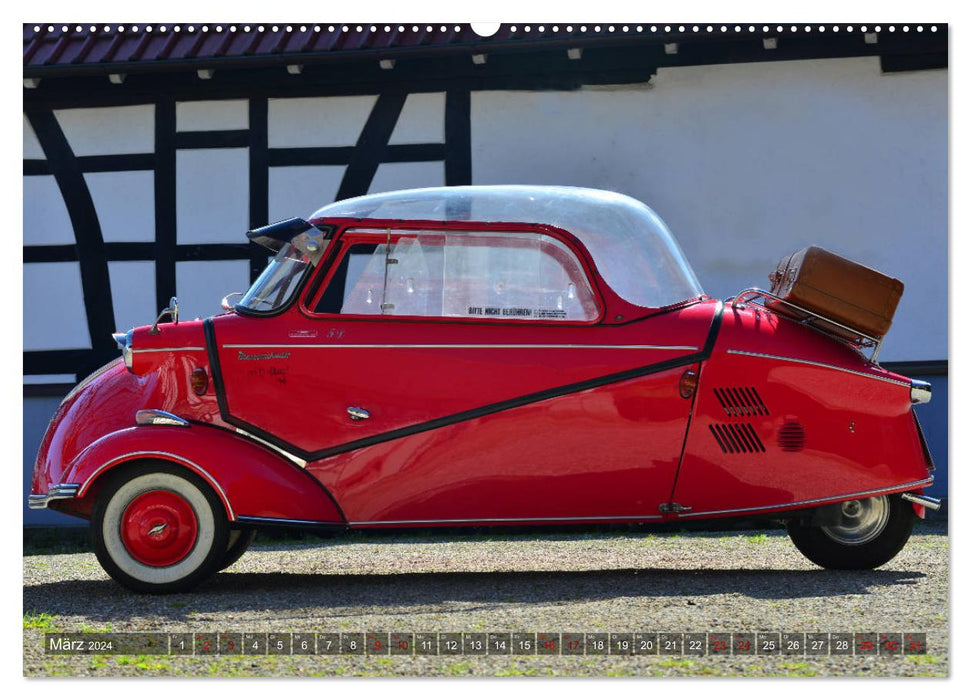 Messerschmitt Oldtimer - Kumpels fürs Leben (CALVENDO Premium Wandkalender 2024)