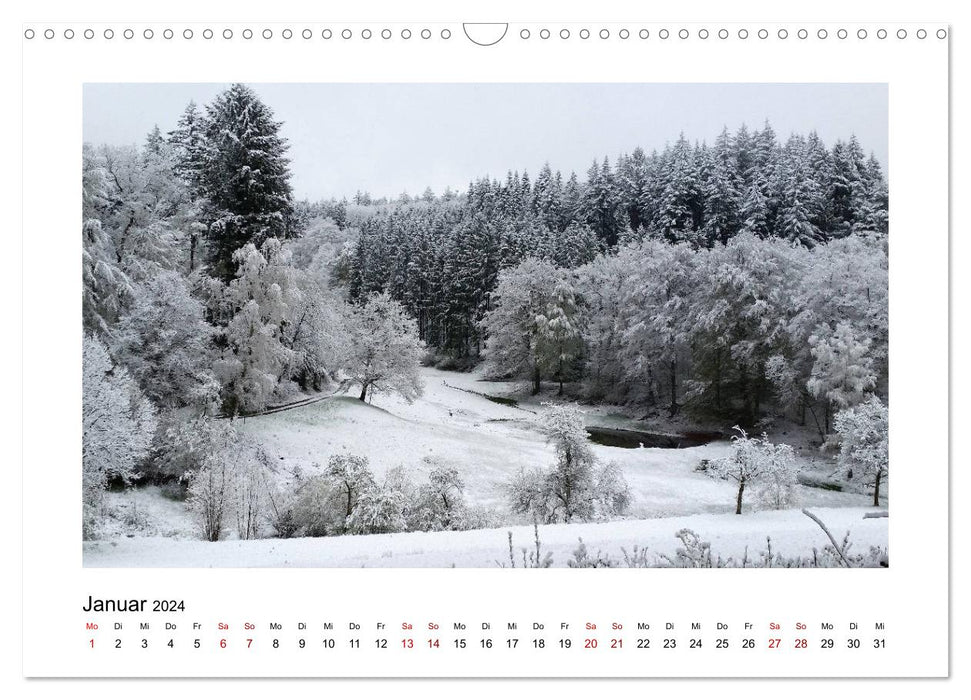 Zauberhafte Landschaften im Odenwald (CALVENDO Wandkalender 2024)
