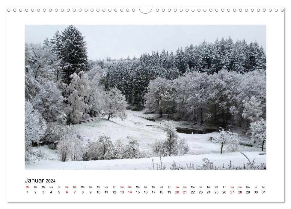 Enchanting landscapes in the Odenwald (CALVENDO wall calendar 2024) 