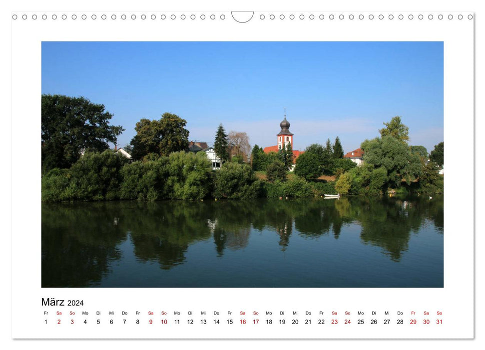 Zauberhafte Landschaften im Odenwald (CALVENDO Wandkalender 2024)