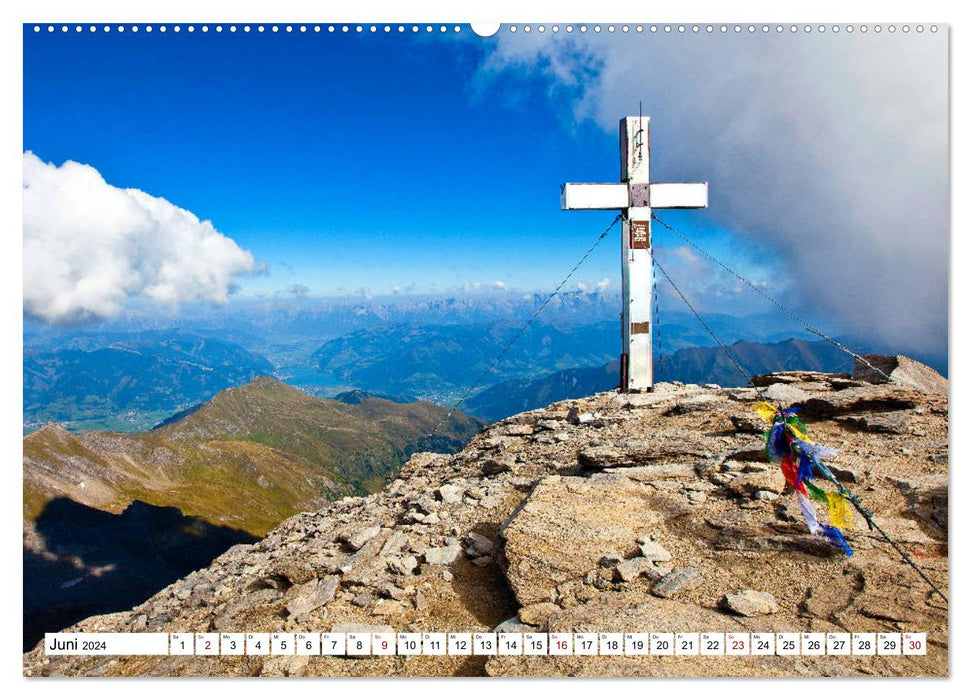 Gipfelkreuze Hohe Tauern im schönen Salzburger Land (CALVENDO Wandkalender 2024)