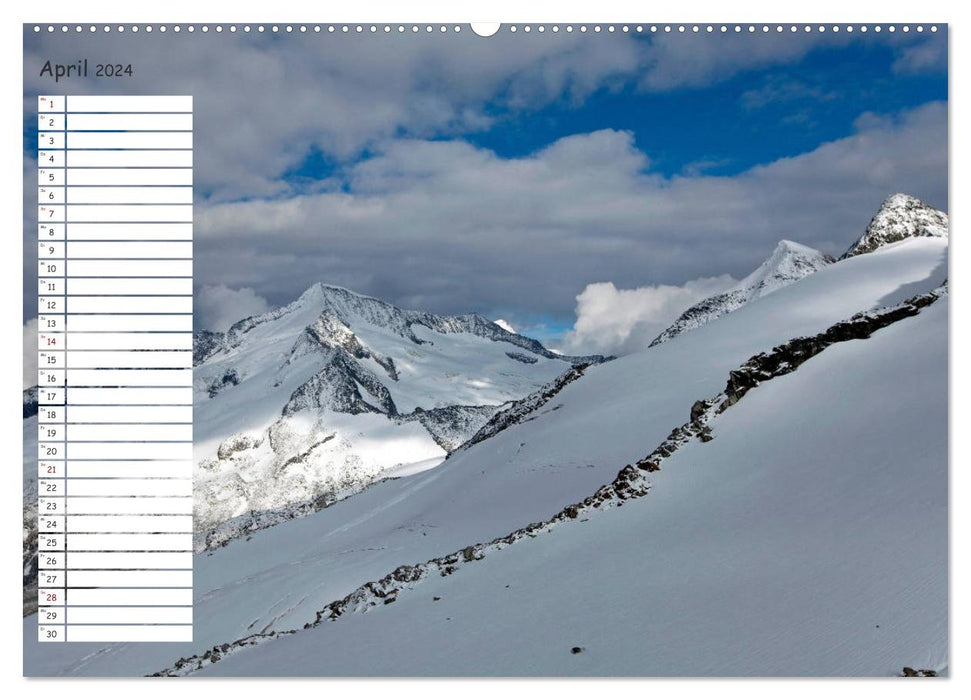 The Großvenediger 3666m (CALVENDO wall calendar 2024) 