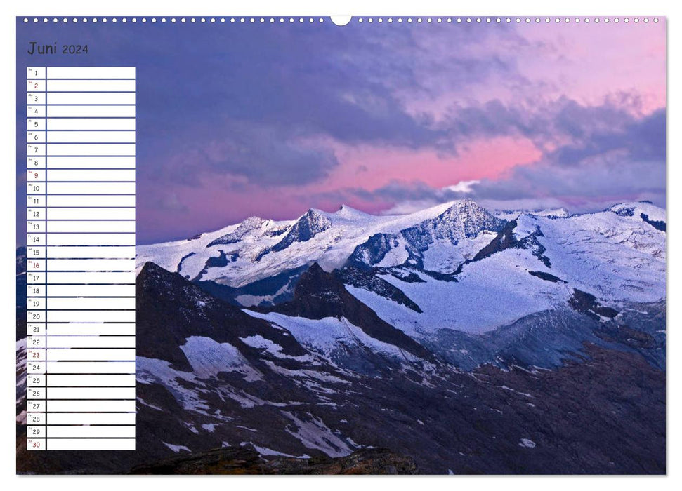 The Großvenediger 3666m (CALVENDO wall calendar 2024) 