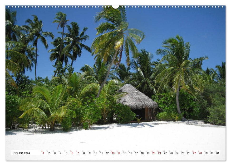 Dream beaches around the Indian Ocean (CALVENDO wall calendar 2024) 