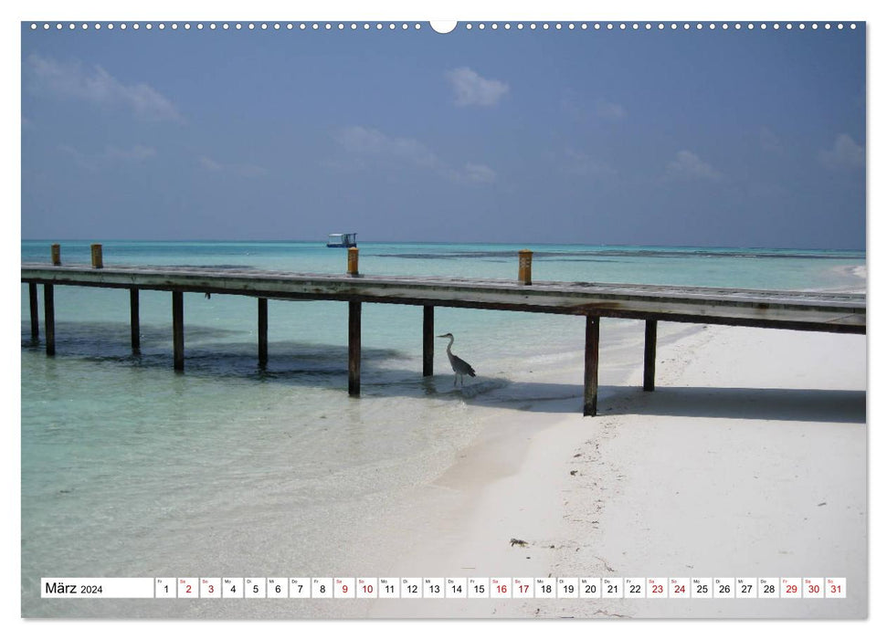 Dream beaches around the Indian Ocean (CALVENDO wall calendar 2024) 