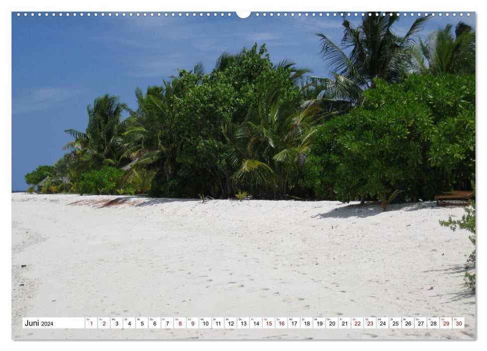 Dream beaches around the Indian Ocean (CALVENDO wall calendar 2024) 