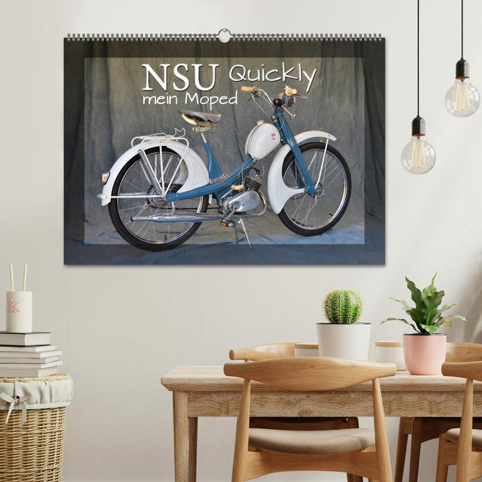 NSU Quickly - My Moped (CALVENDO Wall Calendar 2024) 