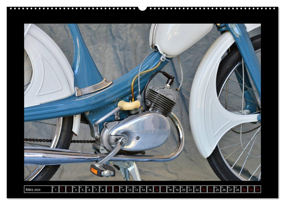 NSU Quickly - My Moped (CALVENDO Wall Calendar 2024) 