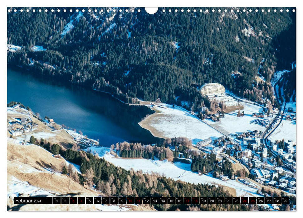 The most beautiful mountain lakes in Switzerland (CALVENDO wall calendar 2024) 