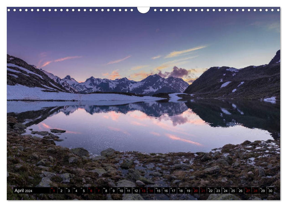 Die schönsten Bergseen der Schweiz (CALVENDO Wandkalender 2024)