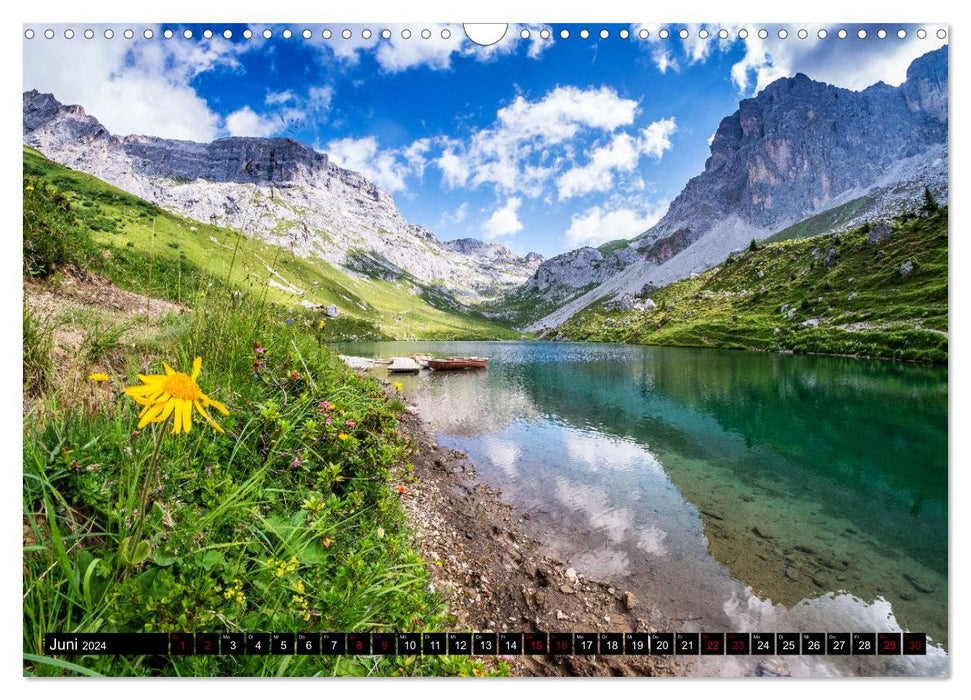 Die schönsten Bergseen der Schweiz (CALVENDO Wandkalender 2024)