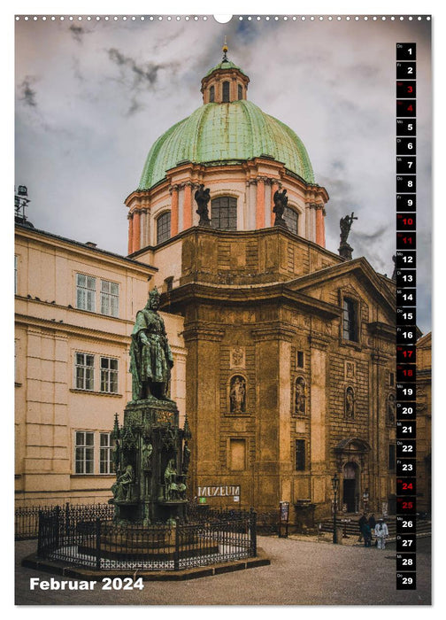 Prag - Die Altstadt (CALVENDO Premium Wandkalender 2024)