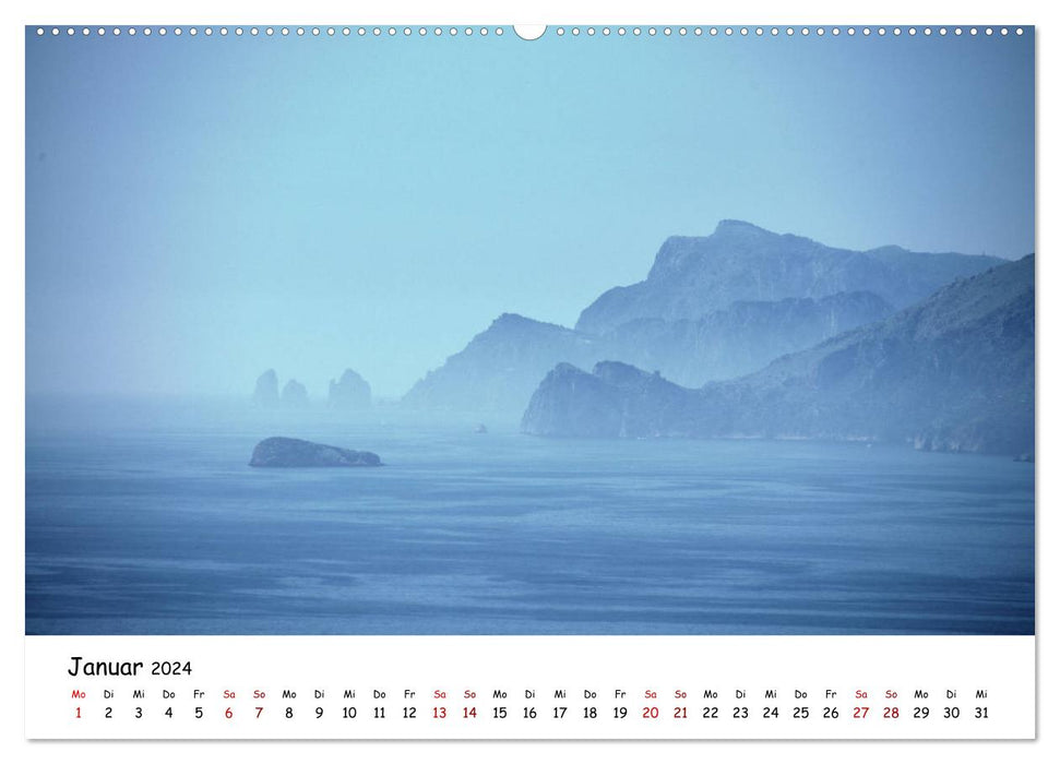 Italie du Sud – De la Campanie aux Pouilles (Calvendo Premium Wall Calendar 2024) 