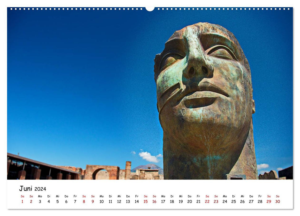 Italie du Sud – De la Campanie aux Pouilles (Calvendo Premium Wall Calendar 2024) 