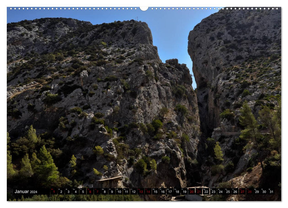 El Caminito del Rey (CALVENDO Wandkalender 2024)