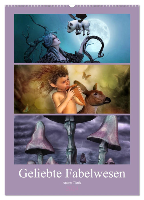 Beloved mythical creatures (CALVENDO wall calendar 2024) 