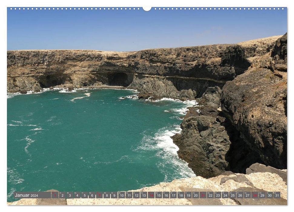 Fuerteventura - Heimat des Windes (CALVENDO Wandkalender 2024)