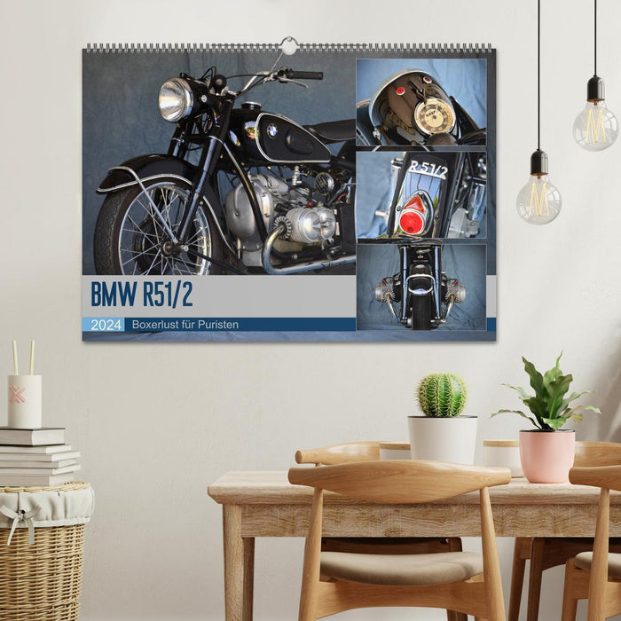 BMW R 51/2 (calendrier mural CALVENDO 2024) 