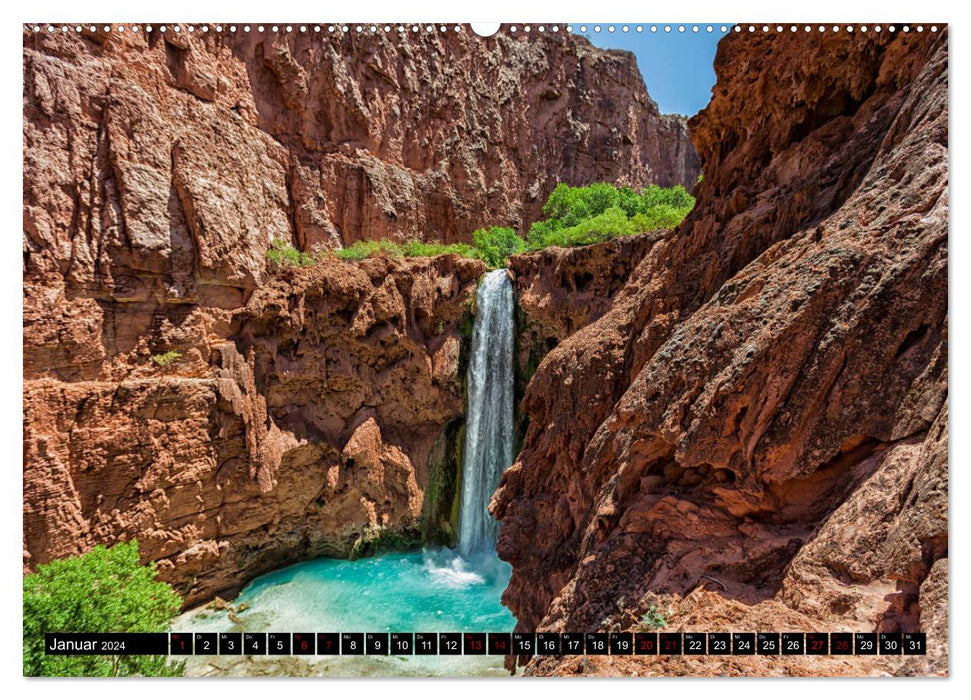 Bijoux de paysage – Paysages exquis des États-Unis (calendrier mural CALVENDO 2024) 