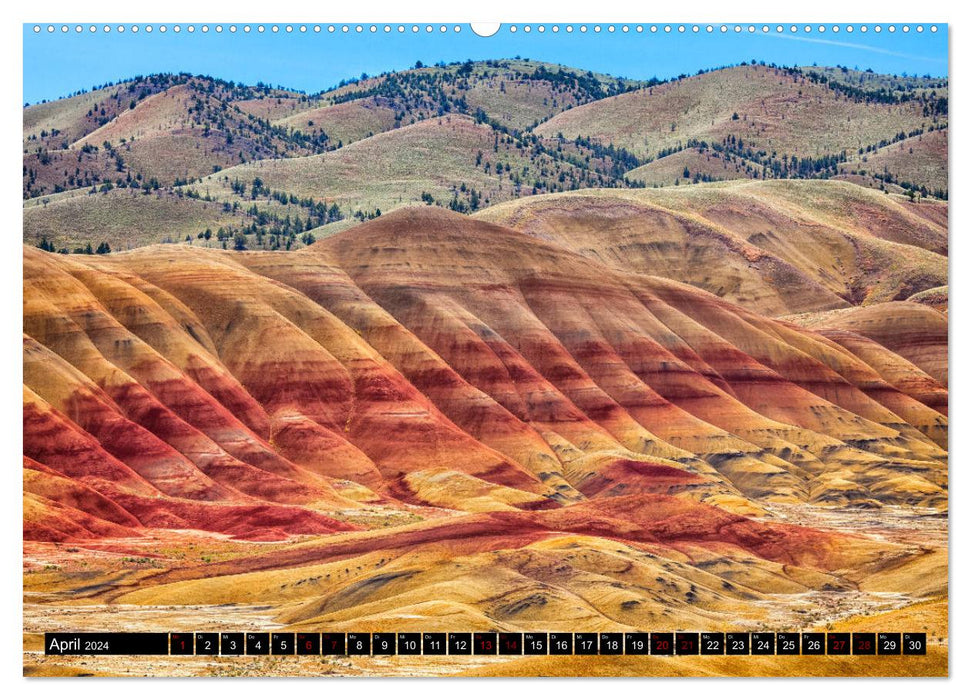 Bijoux de paysage – Paysages exquis des États-Unis (calendrier mural CALVENDO 2024) 