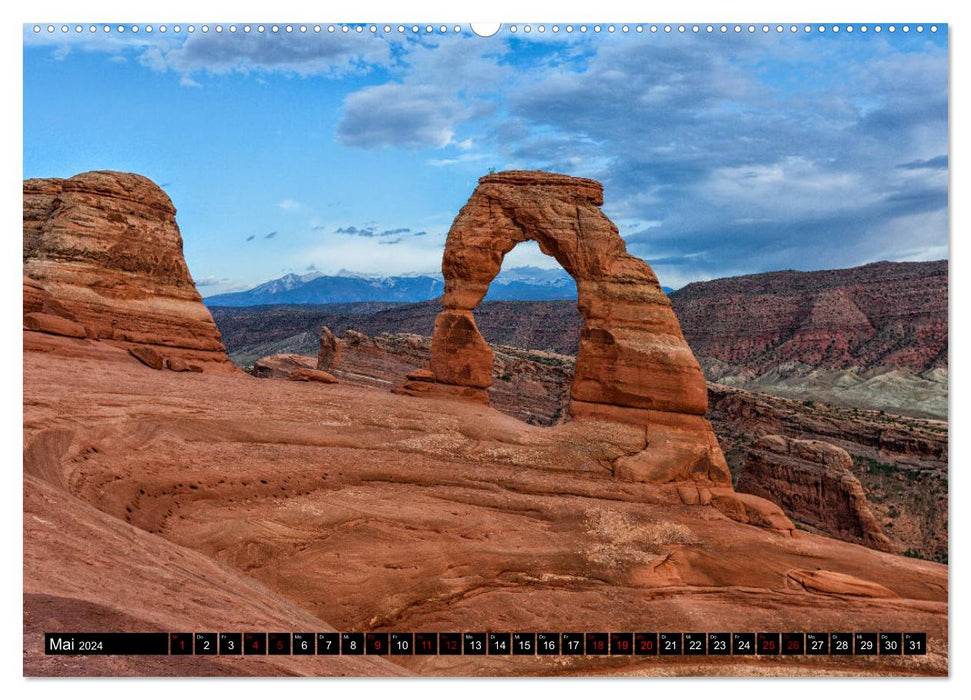 Bijoux de paysage – Paysages exquis des États-Unis (calendrier mural CALVENDO 2024) 