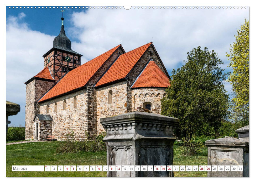 Romanik in Sachsen-Anhalt (CALVENDO Premium Wandkalender 2024)