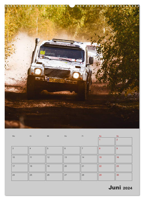 RALLYE RAID - Saison Planer (CALVENDO Wandkalender 2024)