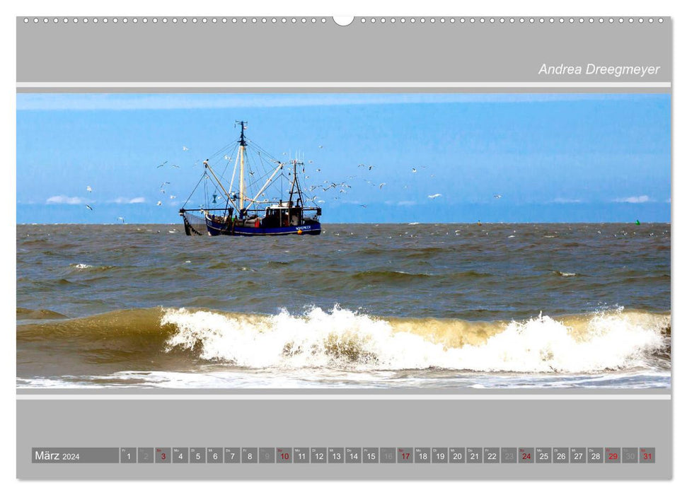 Norderney-Panorama (CALVENDO Premium Wandkalender 2024)