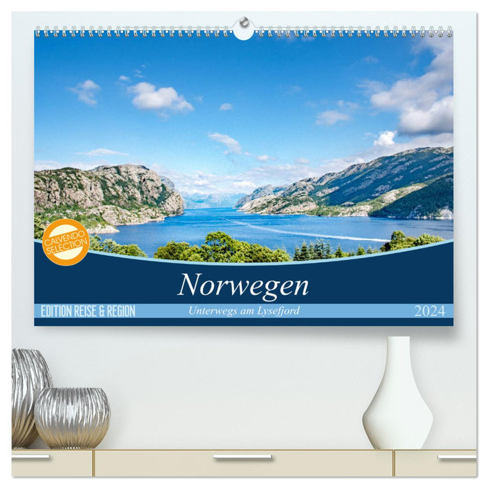 Norwegen - Unterwegs am Lysefjord (CALVENDO Premium Wandkalender 2024)